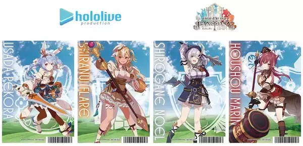 ホロライブ3期生メンバーが“ファンタジー衣装”でアニメイトに！描き 