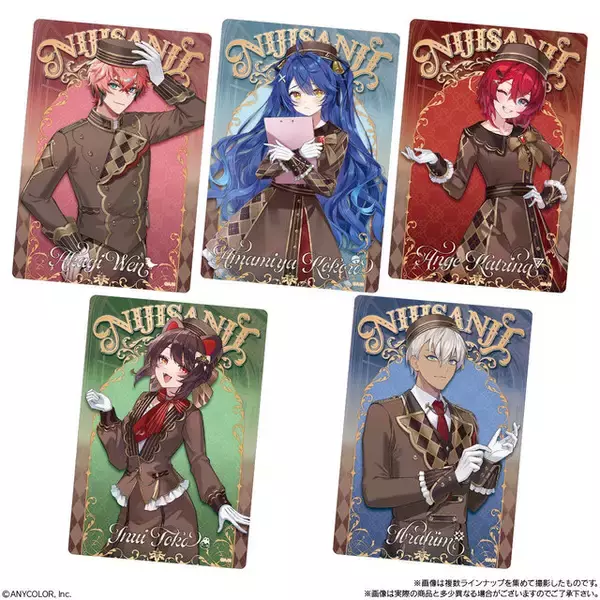 「「にじさんじ」カード付ウエハース第2弾が素敵！不破湊、リゼら30名がお菓子をイメージしたコンシェルジュ衣装を披露」の画像