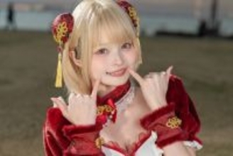 【コスプレ】ふわもこ×ミニチャイナ風の衣装が異次元の可愛さ！はにかむ美女レイヤーはカンフーポーズも似合いすぎ【写真8枚】