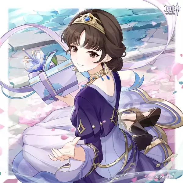 「『原神』のバレンタインデー記念イラストが素敵！コロンビーナやスカーク、ドニアザードら4人と過ごす特別な一時」の画像