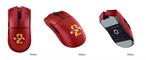 「「Razer」×「エヴァ2号機」コラボゲーミングアイテムが国内発売決定！存在感抜群なレッドカラーのキーボードやチェアなど全5製品」の画像