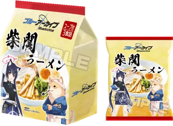 「ローソンで「柴関ラーメン」が買える！『ブルアカ』キャンペーン開始―クリアファイル配布やオリジナルグッズ販売も」の画像
