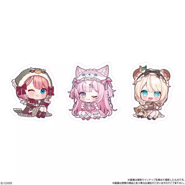 「「ホロライブ」ステッカー付チョコクランチ第2弾の全デザイン解禁！兎田ぺこら、天音かなたら31名が動物イメージのミニキャラで登場」の画像