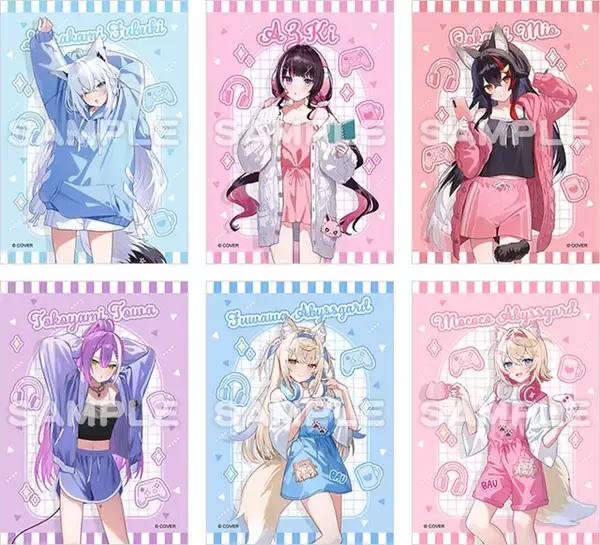 「ローソンにて「ホロライブ」コラボ開催！白上フブキ、大神ミオら6人のお出かけやルームウェア衣装グッズが盛りだくさん」の画像