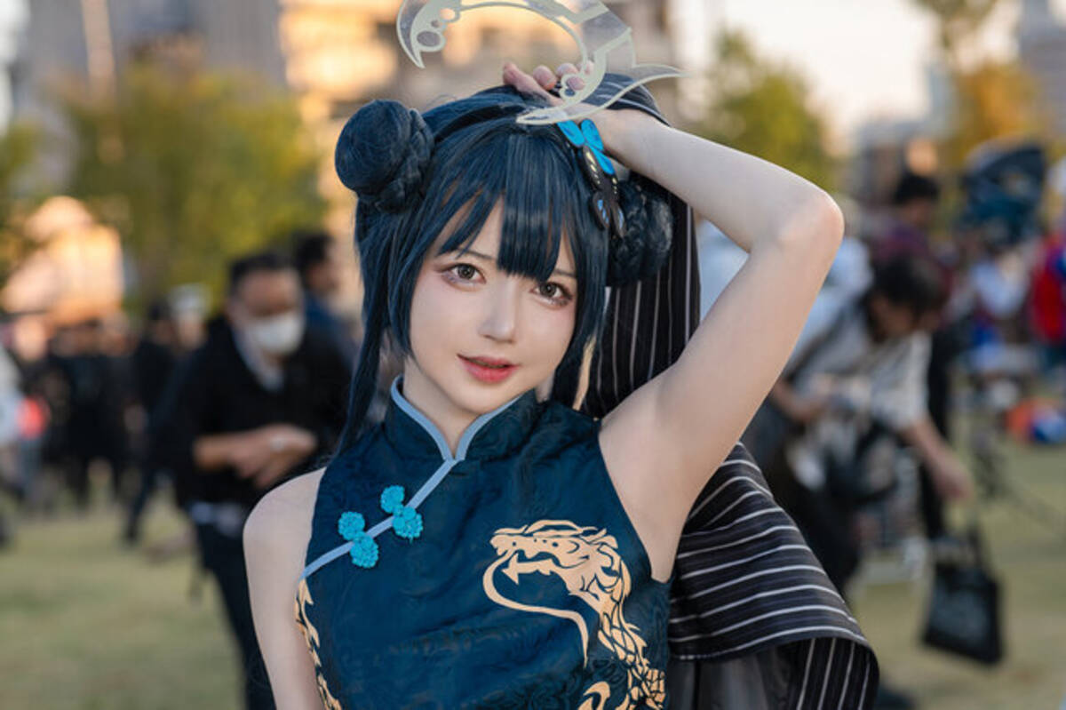 コスプレ】チャイナドレスを着たスラリとした優美な姿はトップの威厳 