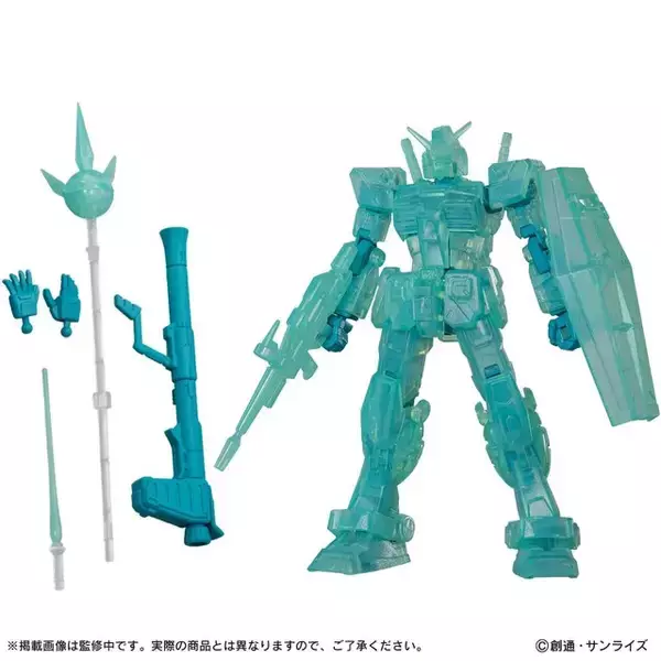 「1,500円ガシャポン「機動戦士ガンダム」×「初音ミク」が本日5月29日11時よりオンラインで販売！ド派手なカラーのガンダムとシャア専用ザク全4種」の画像