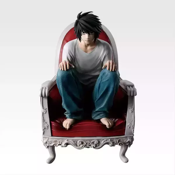 「一番くじ「 DEATH NOTE」がオンラインでも買える！夜神月、Lが表紙イラストを元に立体化、リュークのマグネットは“壁からすり抜ける”」の画像