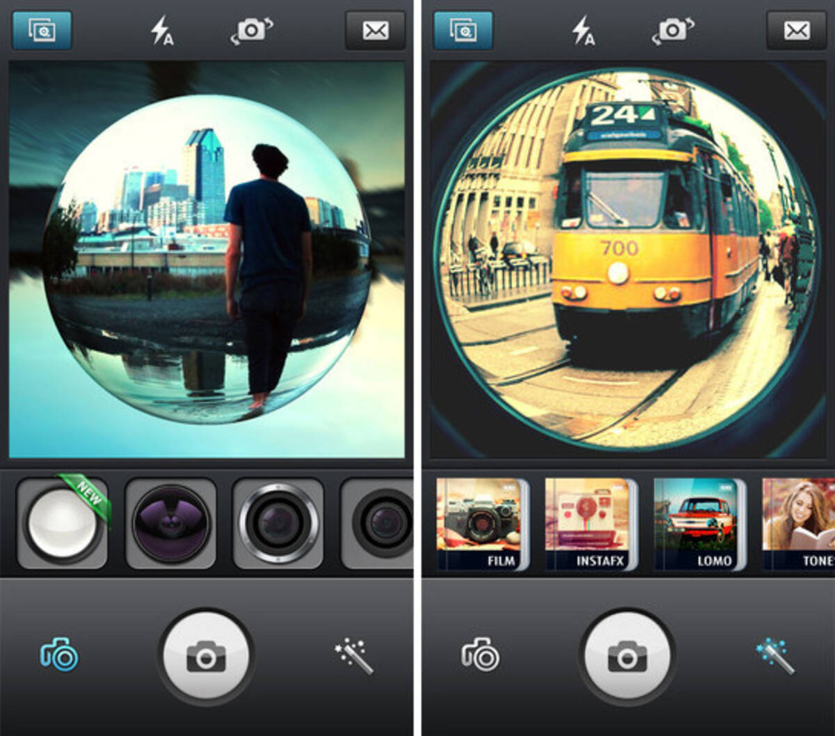 今日の無料アプリ 魚眼レンズアプリ Instafisheye 他 3本を紹介 13年6月8日 エキサイトニュース