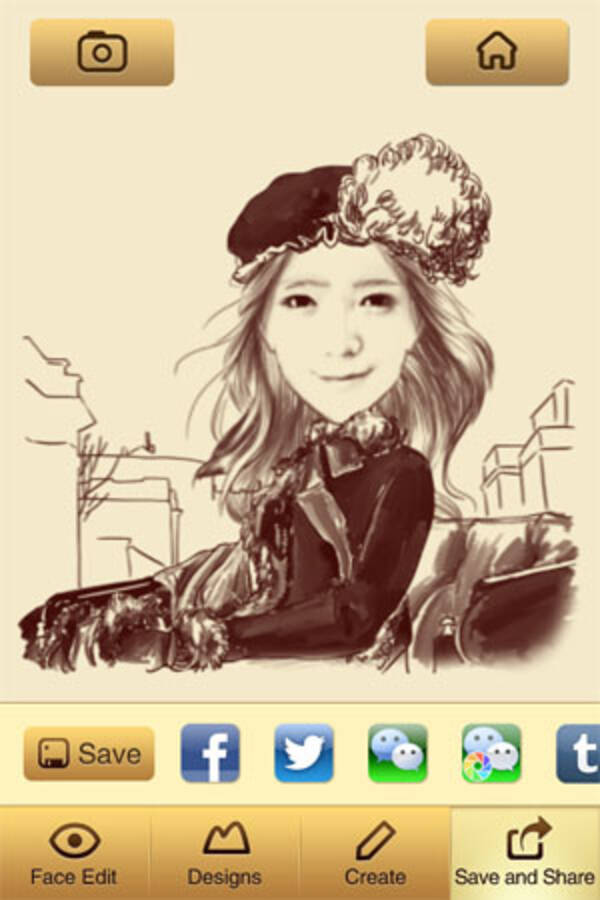 自分の顔写真を簡単に漫画風イラストに編集できるアプリがすごい Momentcam 13年12月14日 エキサイトニュース