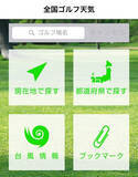 「風向きや風速もバッチリ！“ゴルフ場”専門の天気アプリでスコアアップを狙え♫」の画像1
