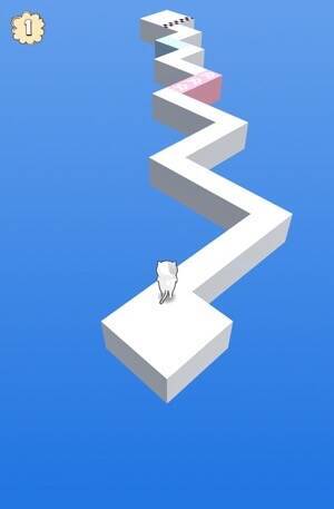 ねこ 逃げてー 崩れる道を駆け抜ける高難度アクション 激ムズ ジグザグにゃんぷー 15年9月日 エキサイトニュース