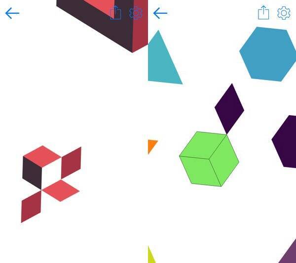 世にも美しい幾何学模様をタップで作る超面白アプリ『Isometric』