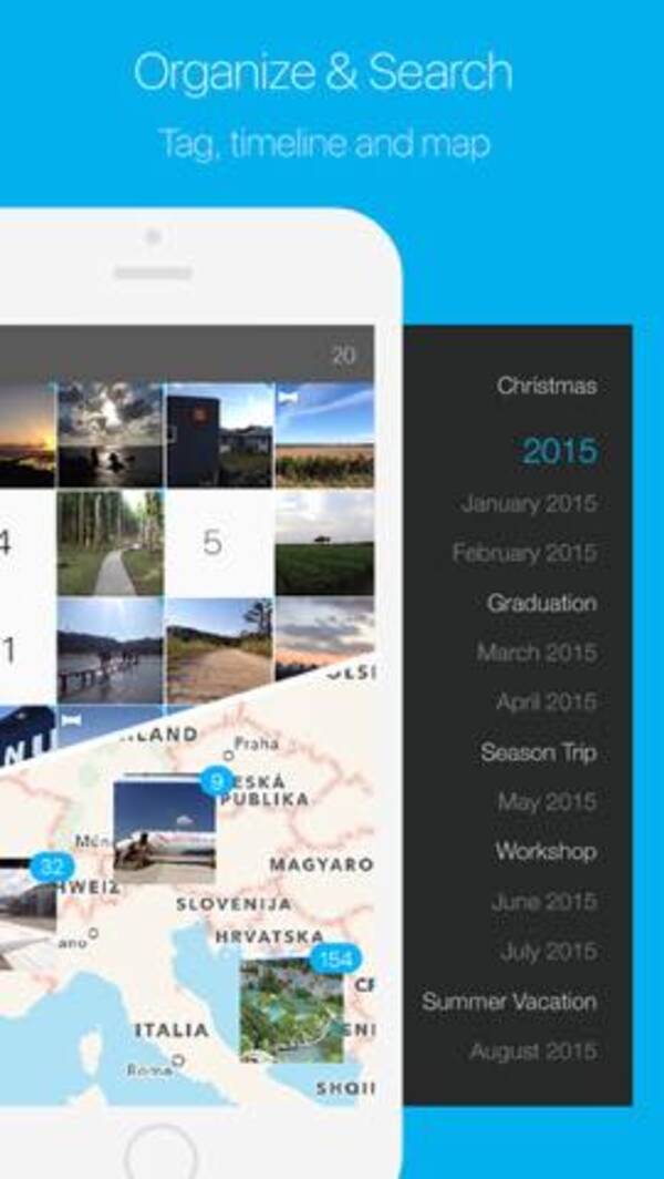 今日の無料アプリ 360円 無料 便利機能が充実したアルバムアプリ Hashphotos 他 2本を紹介 16年7月3日 エキサイトニュース