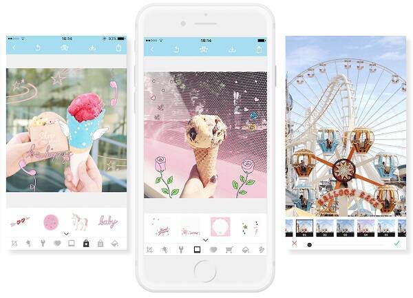 可愛いスタンプがいっぱい これから流行りそうな写真加工アプリ