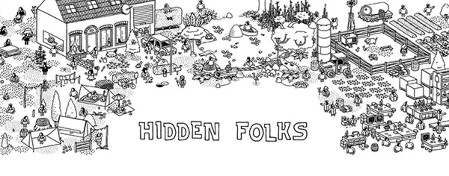 ウォーリーを探せの進化版アプリ Hidden Folks のモノクロの手描きイラストが良い感じ 17年2月24日 エキサイトニュース