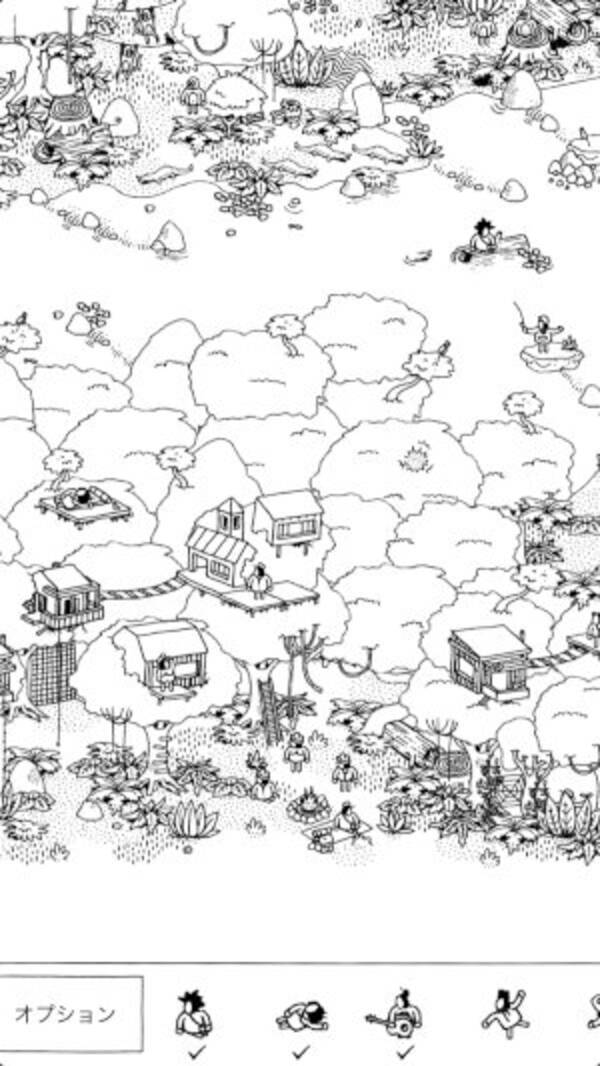 ウォーリーを探せの進化版アプリ Hidden Folks のモノクロの手描きイラストが良い感じ 17年2月24日 エキサイトニュース
