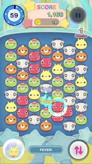 Lineから新作ゲームアプリでた ぷるっと可愛いお手軽パズル Line ぷるぽん が楽しい 17年3月3日 エキサイトニュース