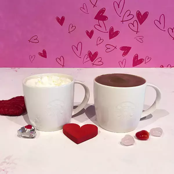 「【本日1月31日発売】スタバのバレンタイン第2弾「チョコレート with ミルクティー フラペチーノ」に注目♡」の画像