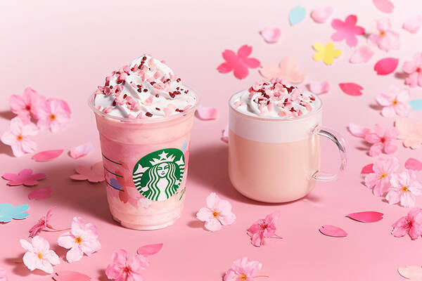 今年もスタバにさくらが満開の春が来る 第1弾は さくら ミルクプリン フラペチーノ さくら ミルク ラテ 年2月6日 エキサイトニュース