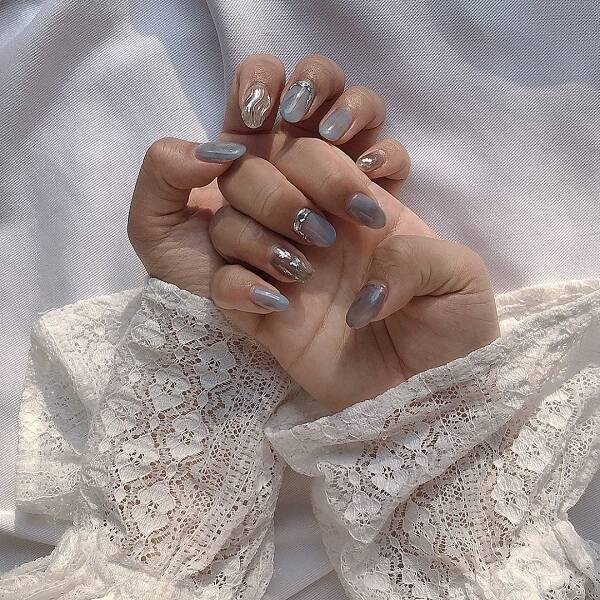 Nextブームって噂のカラーを手元にも くすみブルーネイル で夏のトレンドを先取りしちゃおう 年5月11日 エキサイトニュース