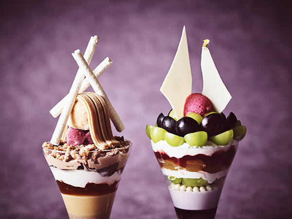 芸術の秋にぴったりのアートな見た目♡「ストリングスホテル東京インターコンチネンタル」の新作パフェが素敵