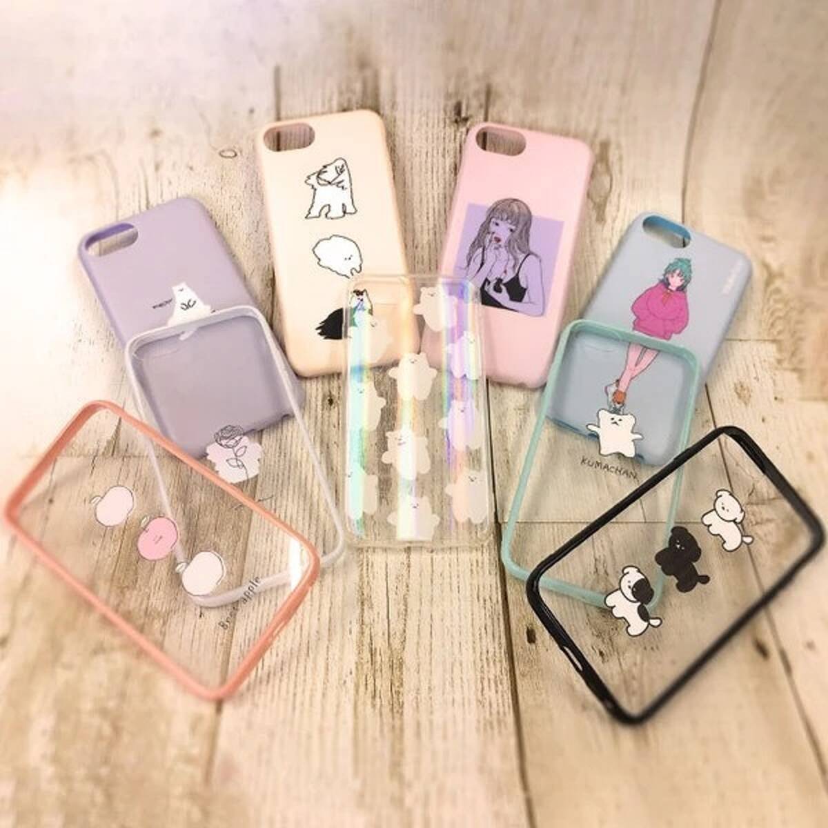 サンキューマートからかわいすぎるiphoneケースが登場 キュンとするカラー イラストが390円とは思えません 年10月15日 エキサイトニュース