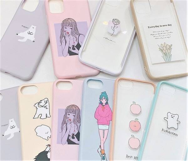 サンキューマートからかわいすぎるiphoneケースが登場 キュンとするカラー イラストが390円とは思えません 年10月15日 エキサイトニュース