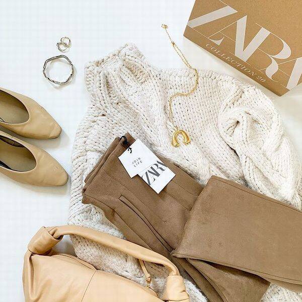 Zaraさん さすが分かってる 大人気のハイウエストパンツからスエード素材が登場 これで冬も美脚を死守です 年12月25日 エキサイトニュース