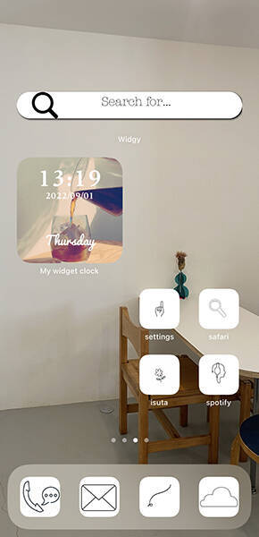カスタマイズしたホーム画面にもしっくりきそう！オリジナルの時計ウィジェットが作れる「My widget clock」