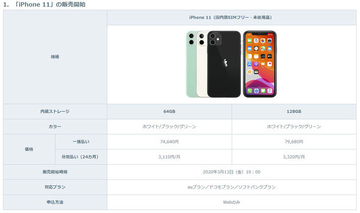 mineoが「iPhone 11」販売　iPhone向けの保証サービスも開始