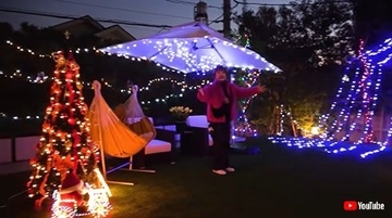 小林幸子、豪邸の庭をクリスマスにライトアップ　3時間がかりの広大さに「個人の自宅でやるレベルではない」