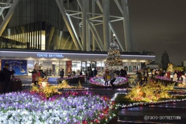 ハートがいっぱい 東京スカイツリータウン R のイルミが可愛いと話題 東京 16年11月28日 エキサイトニュース