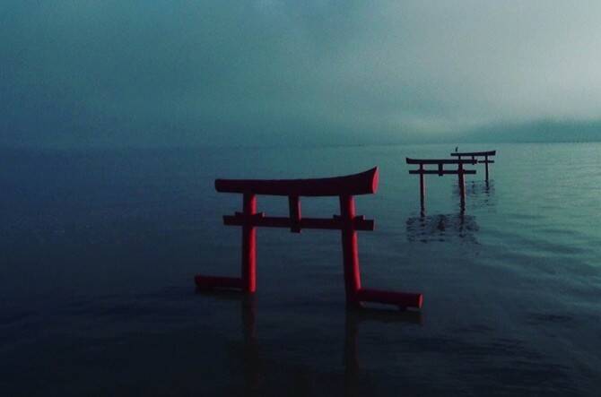 有明海に浮かぶ神秘的な風景 佐賀 太良町にある 大魚神社の海中鳥居 とは 17年2月2日 エキサイトニュース