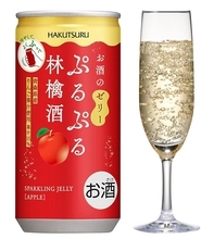 ぷるぷる食感とシュワシュワ感が楽しいお酒のゼリー「白鶴 ぷるぷる林檎酒」が新発売