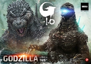 映画『ゴジラ-1.0』のゴジラが全長約91cmの巨大な胸像フィギュアになって発売！