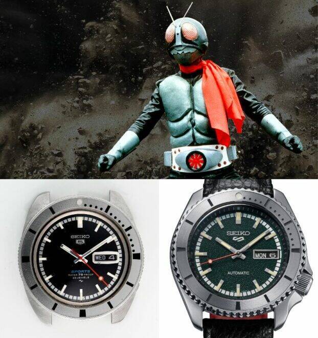 仮面ライダー1号・本郷猛が着用した腕時計をオマージュ！＜セイコー 5 