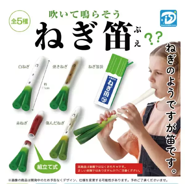 謎すぎて葱生えるw まるで長ネギのようなリコーダー、その名も「ねぎ笛」誕生！