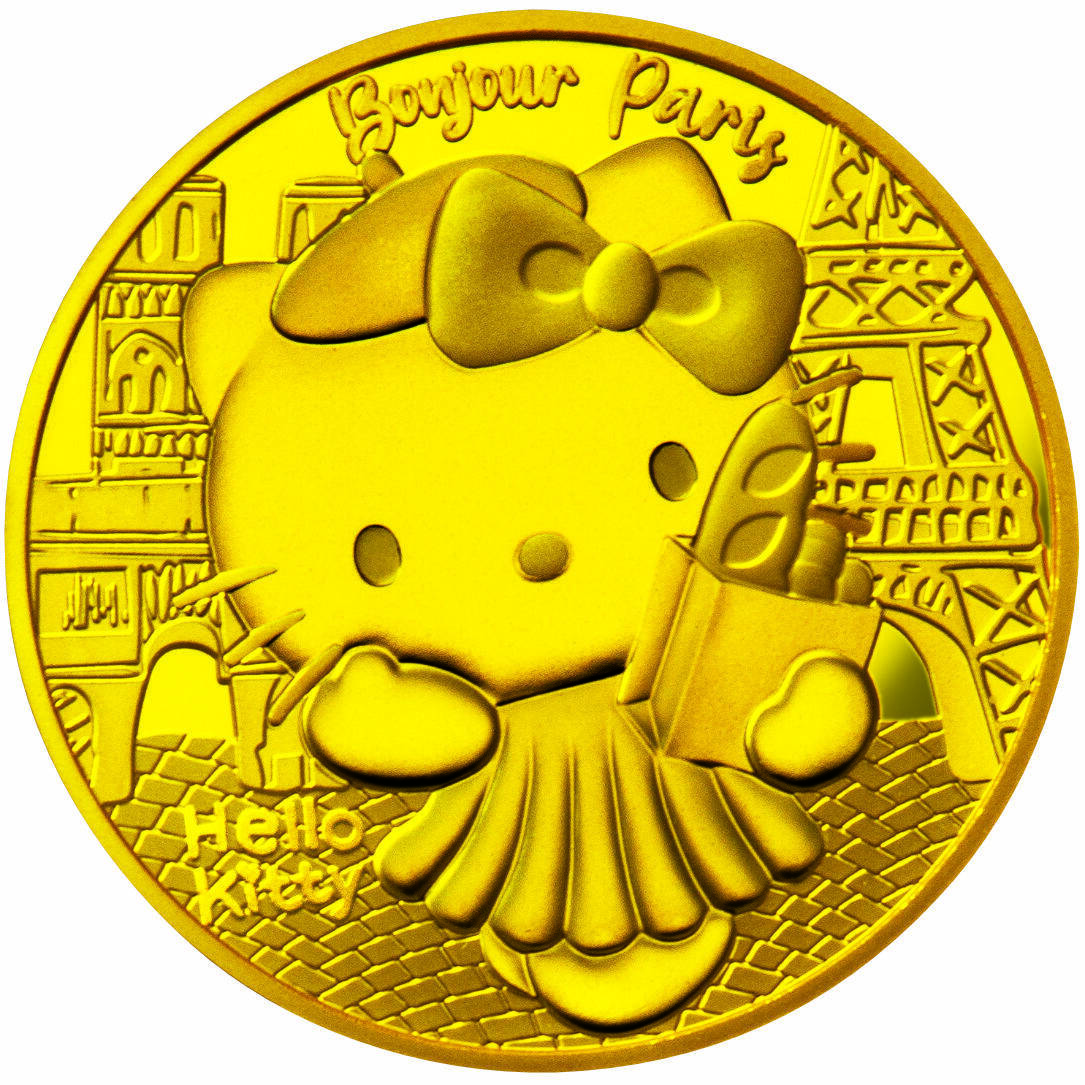 ハローキティがなんとユーロ金貨＆銀貨に！世界最古の造幣局が鋳造する「ハローキティ50周年記念コイン」登場