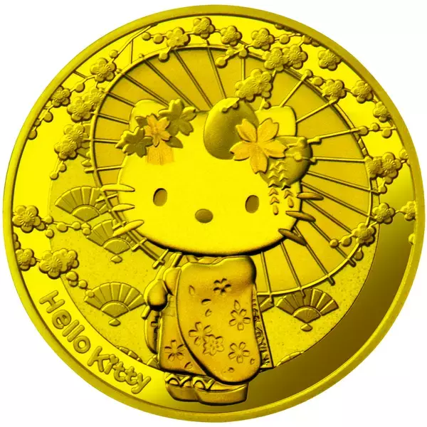 「ハローキティがなんとユーロ金貨＆銀貨に！世界最古の造幣局が鋳造する「ハローキティ50周年記念コイン」登場」の画像
