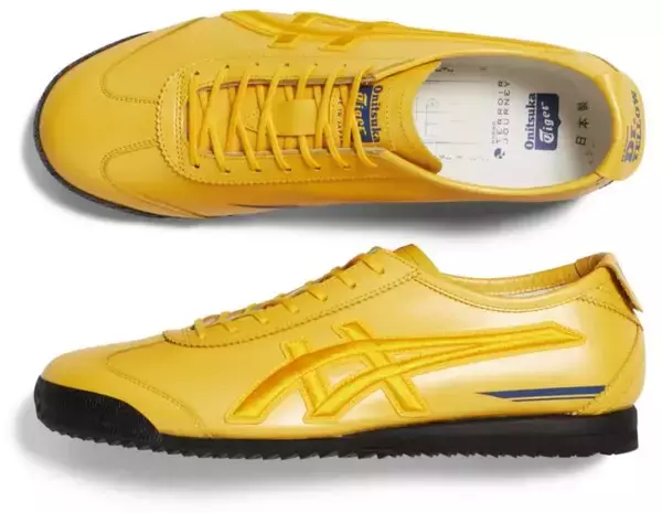 「ドクターイエローもあるぞ！オニツカタイガーが新幹線をモチーフにしたスニーカーを発売」の画像