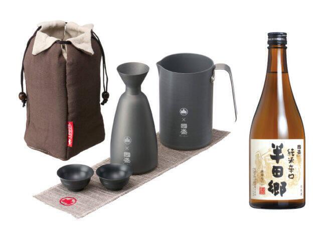 冬キャンプには熱燗を！老舗酒蔵「中埜酒造」とLOGOSがコラボしたアウトドア熱燗セットが発売