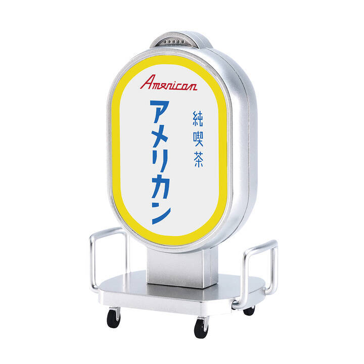 レトロ感たまらない♡実在する純喫茶の看板をミニチュアライト化した 