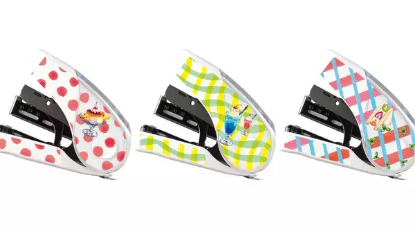 レトロ喫茶店の人気メニューをデザインしたホッチキス『レトロ喫茶シリーズ』が新発売