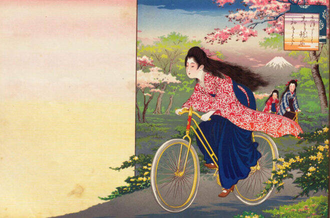 日常的に着物を着ていた日本人が何故洋服を着るようになったのか、明治時代の「引札見本帖」に探る【中編】