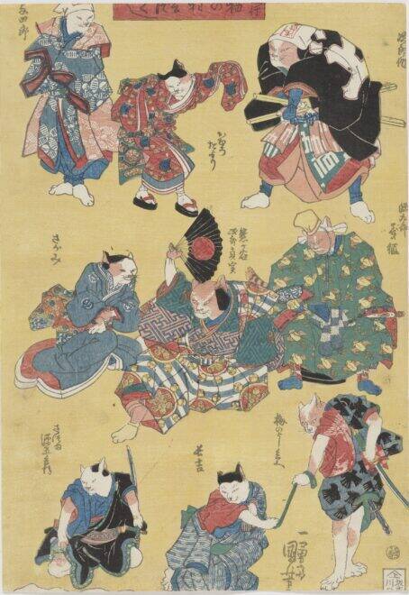 猫の擬人化作品大集合！江戸時代の擬人化表現の面白さに着目した展覧会「もしも猫展」が開催
