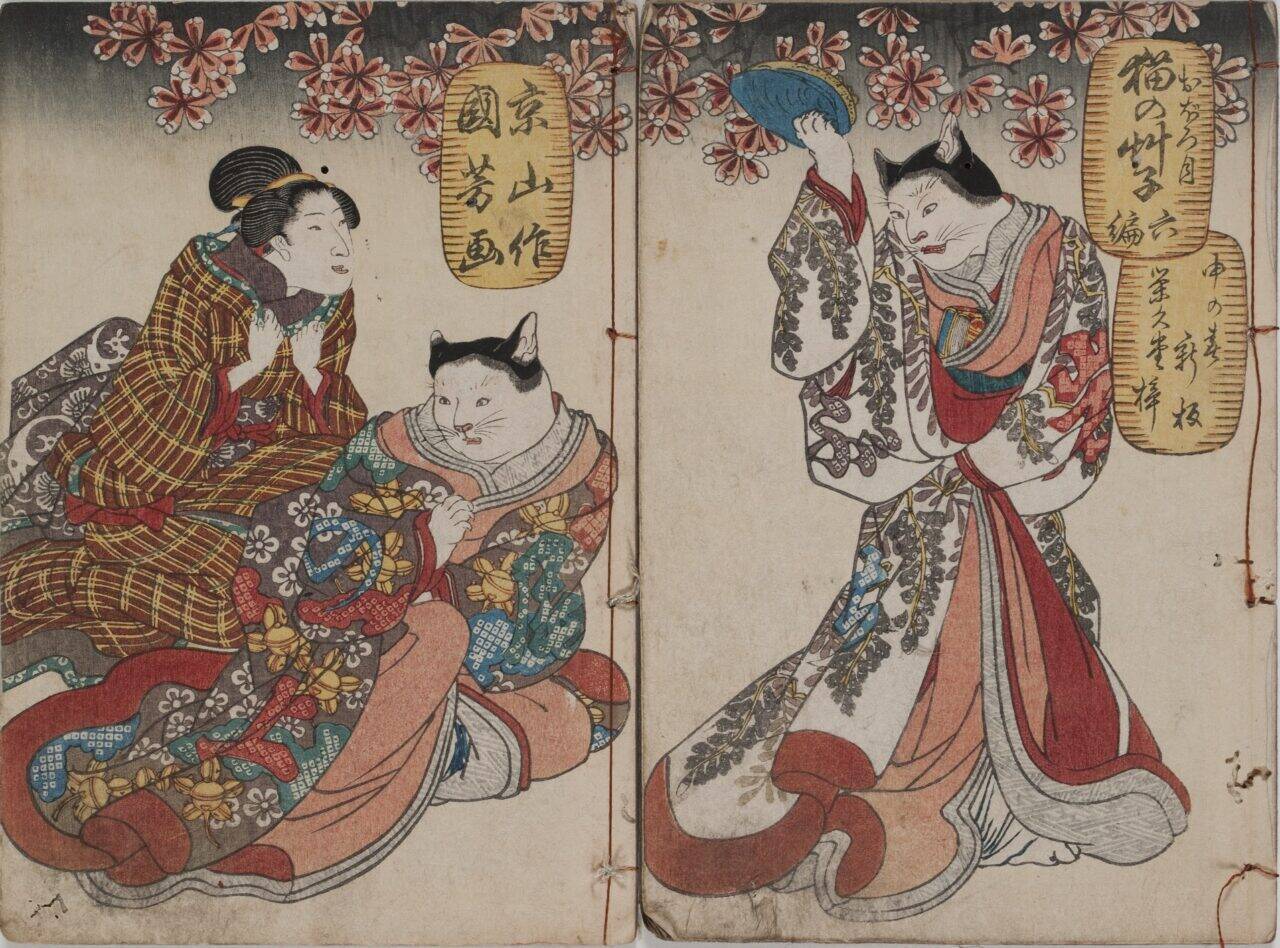 猫の擬人化作品大集合！江戸時代の擬人化表現の面白さに着目した展覧会「もしも猫展」が開催