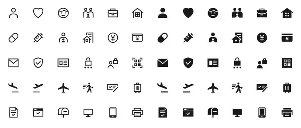 「【無料】デジタル庁が商用利用もできる汎用性の高いイラスト・アイコン素材の配布をスタート」の画像