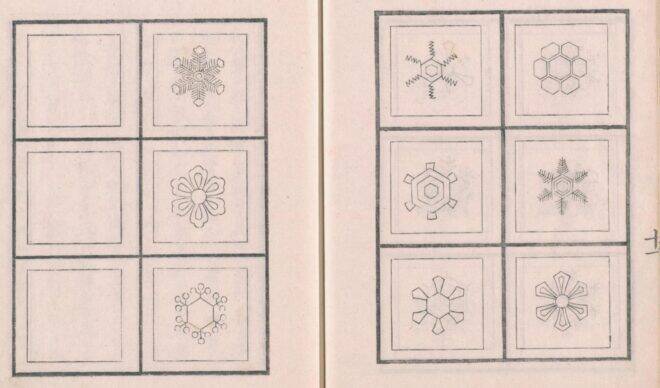 雪の結晶は江戸時代すでに観察されていた！あらゆる雪の結晶を20年かけてまとめた古文書「雪華図説」