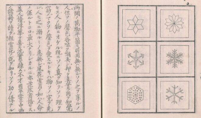 雪の結晶は江戸時代すでに観察されていた！あらゆる雪の結晶を20年かけてまとめた古文書「雪華図説」