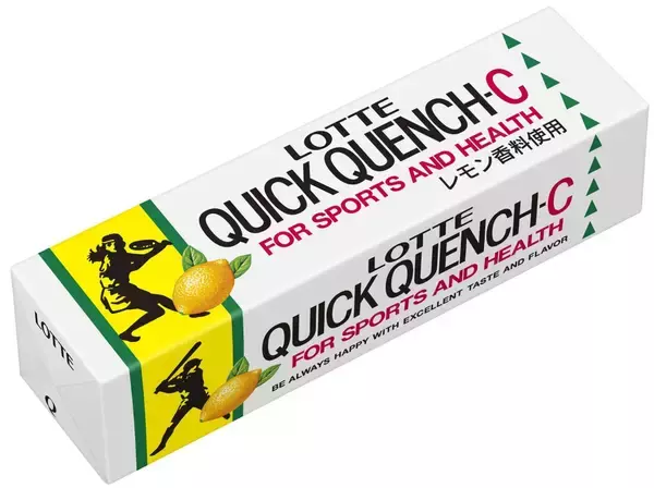 「あのパワフルな酸味が帰ってきた！昭和53年から発売されていた懐かし板ガム「クイッククエンチ‐Cガム」復刻発売」の画像